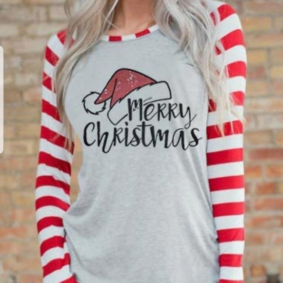 Tops - Christmas tshirt , womens